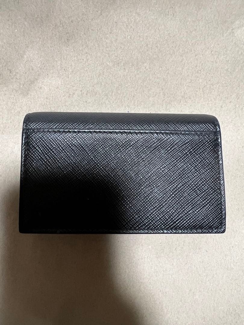 サ*イ様 PRADA 黒レザー 名刺入れ