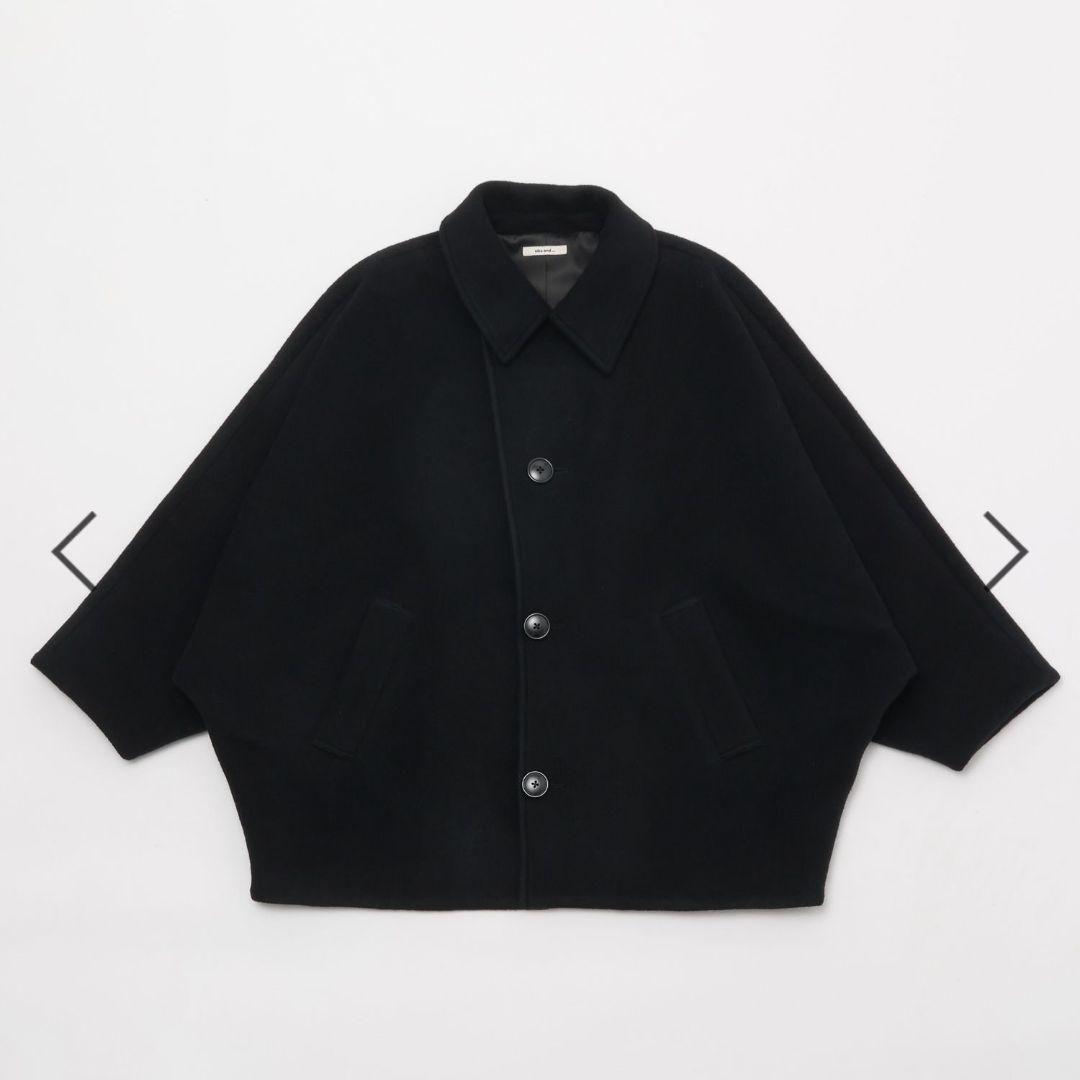 niko and… ライトモッサドルマンジャケットコート　ブラック