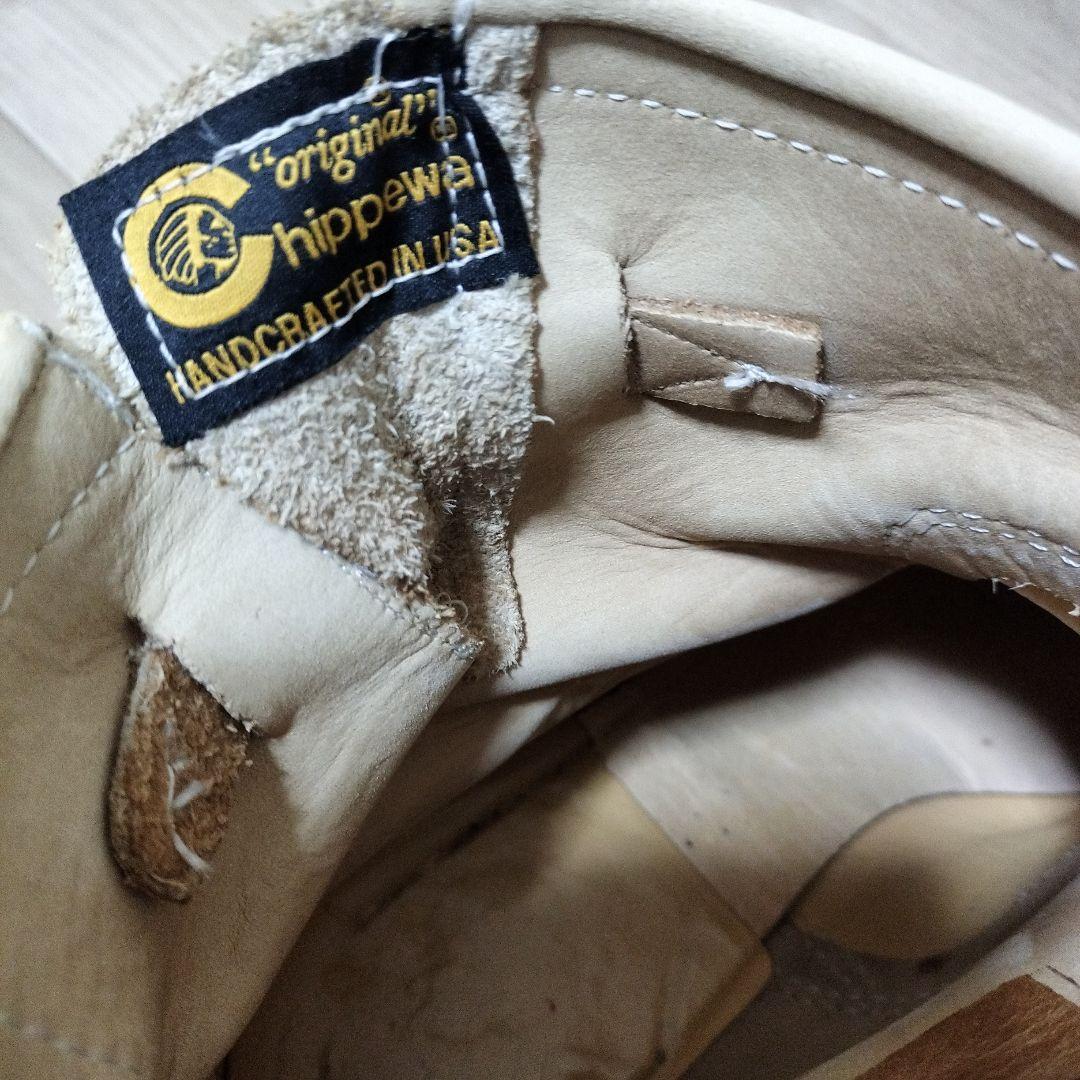Chippewa エンジニアブーツ ベージュ