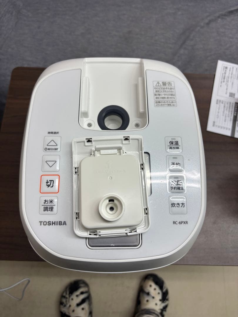 東芝/圧力ジャーIH炊飯器RC-6PXR/3.5合炊きホワイト2023年製T