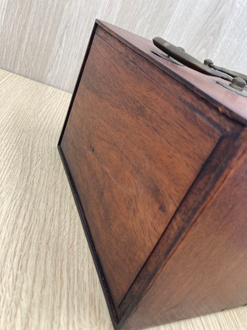 【骨董品】麻雀牌セット 木製収納箱付き