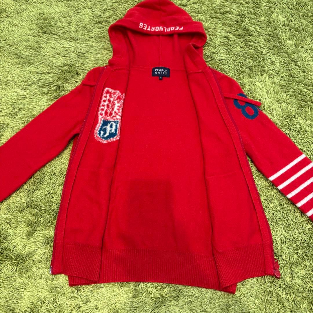 パーリーゲイツ PEARLYGATES ジップジャケット カシミヤ100% 0