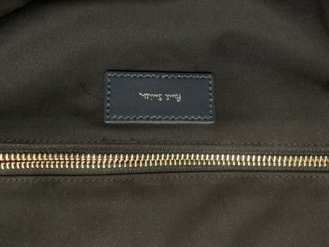 Paul Smith ビジネスバッグ ブリーフケース ネイビー レザー