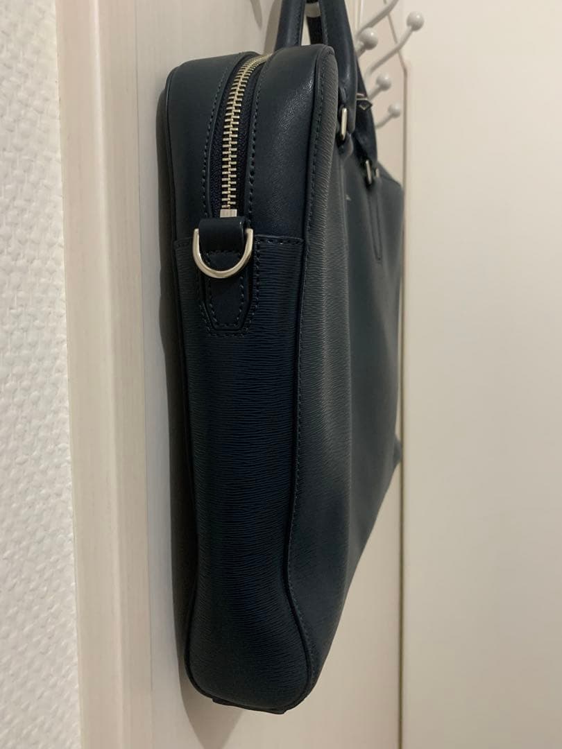Paul Smith ビジネスバッグ ブリーフケース ネイビー レザー