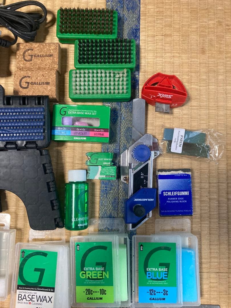スキー　スノーボード　ワックスアイロンセット