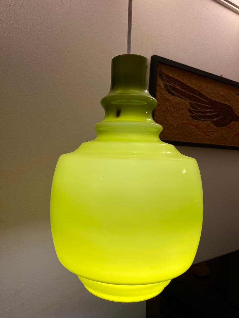 北欧ヴィンテージ ガラス ペンダントライト