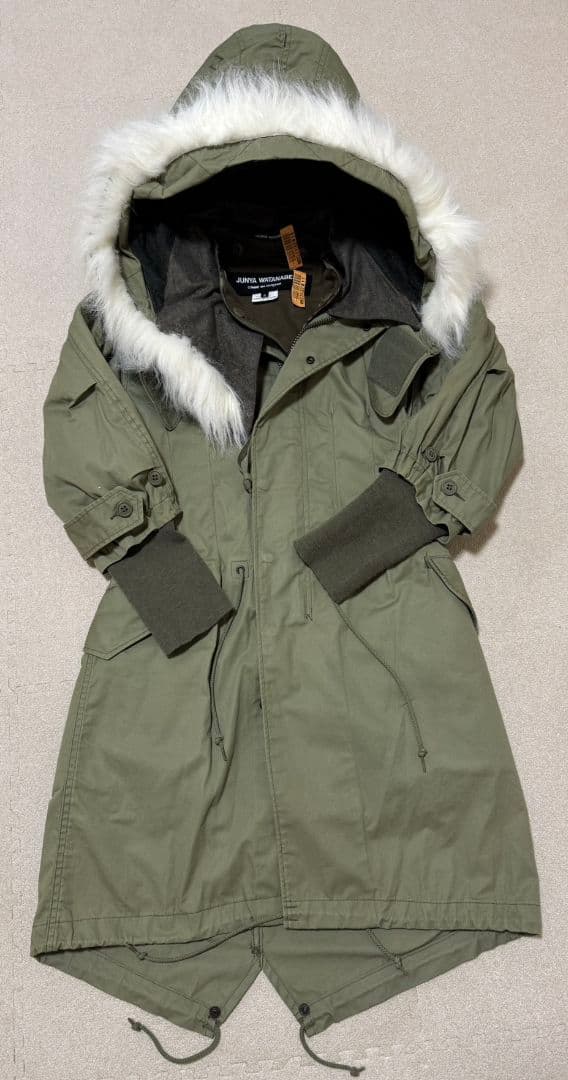 ジュンヤワタナベコムデギャルソン ファー付きモッズコート