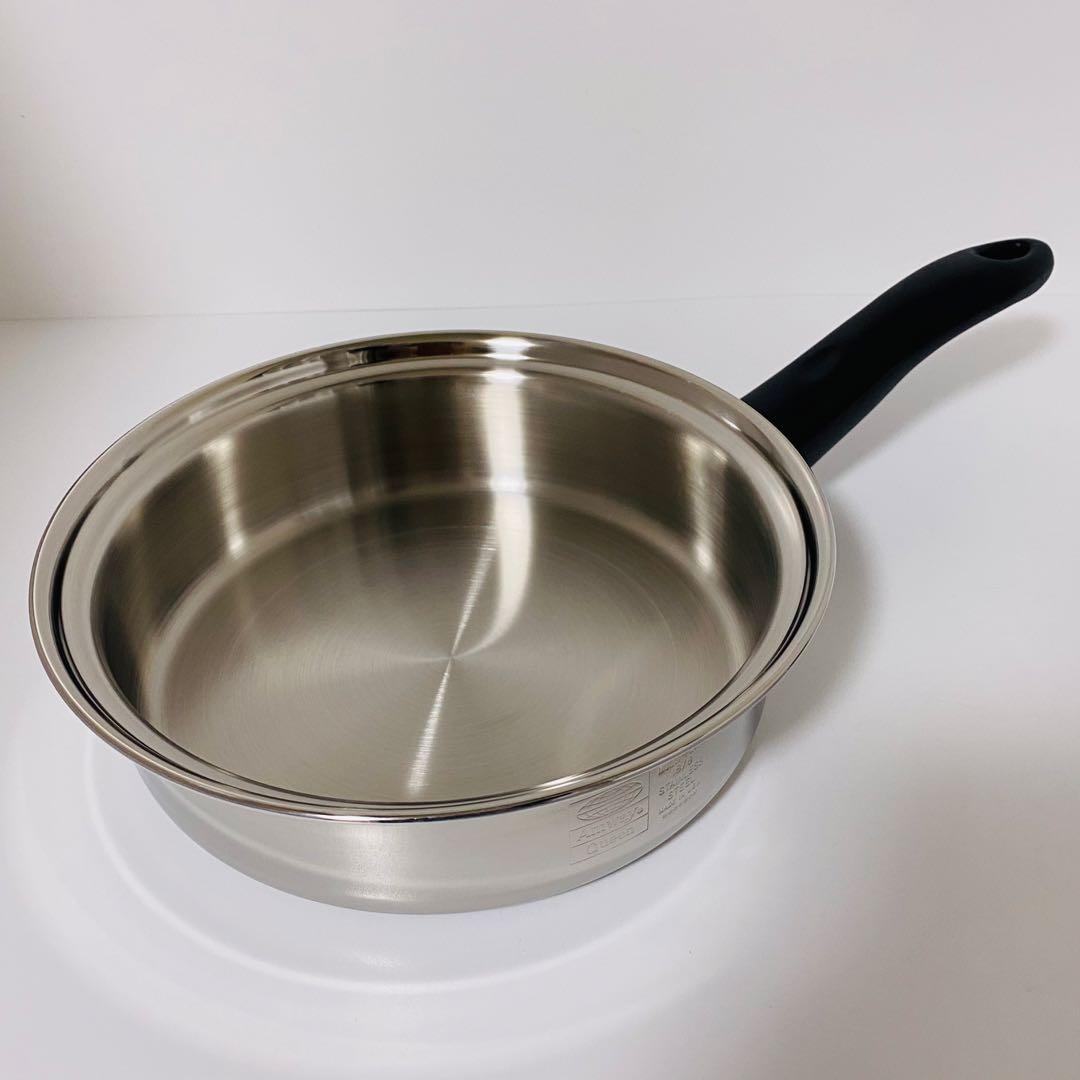 Amway アムウェイ 中フライパン　鍋　未使用　IH対応　ステンレス　高級鍋