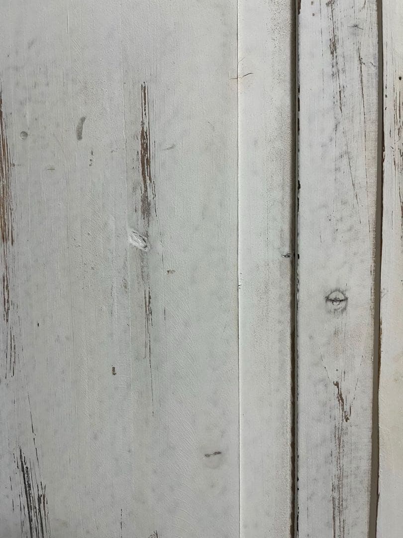 アンティーク スタンドミラー ビンテージ 扉付き 姿見 全身鏡　ホワイト