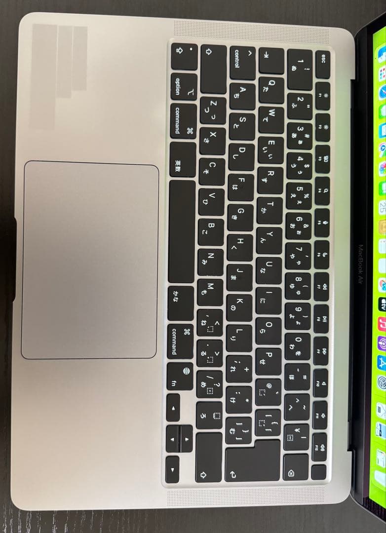 MacBook Air M1 16GB 512GB 充放電165 残量86%