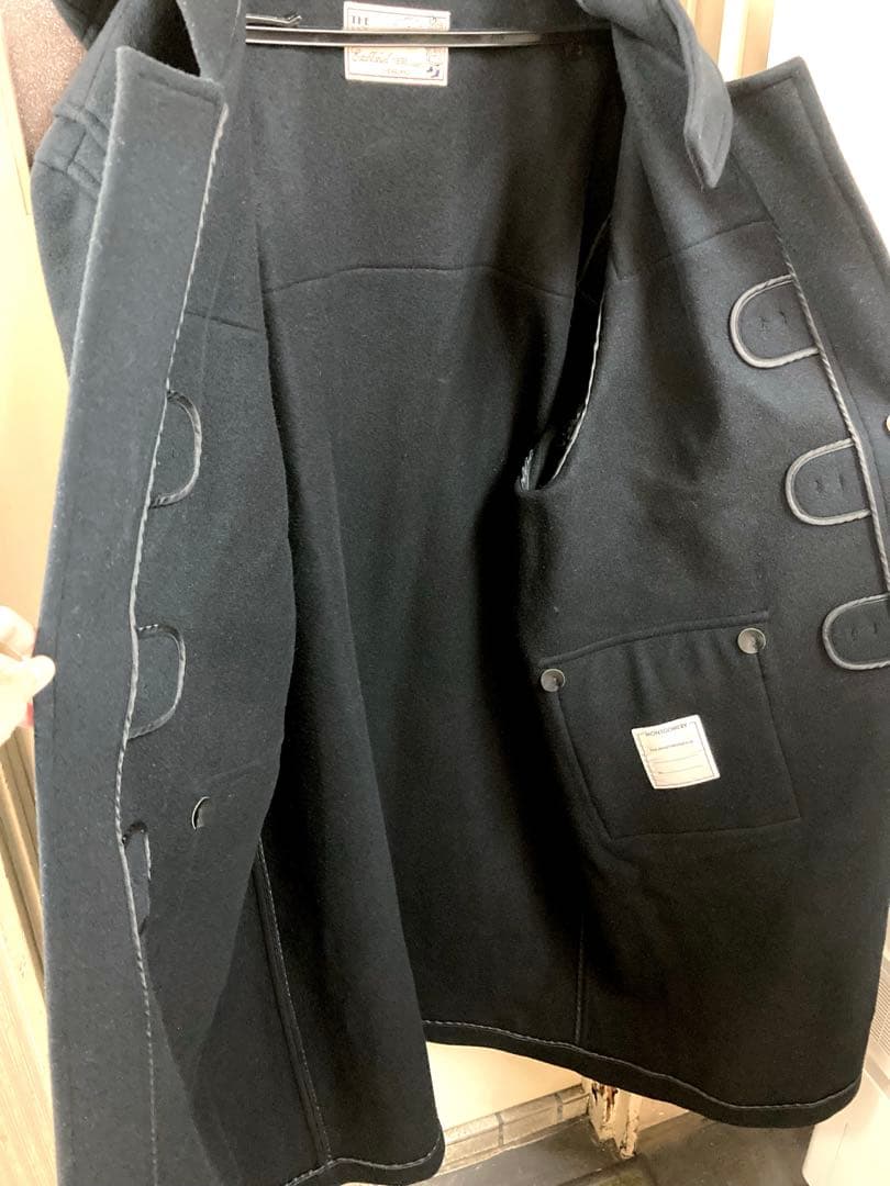 【MONTGOMERY モンゴメリー】Kennington ダッフルコート　黒