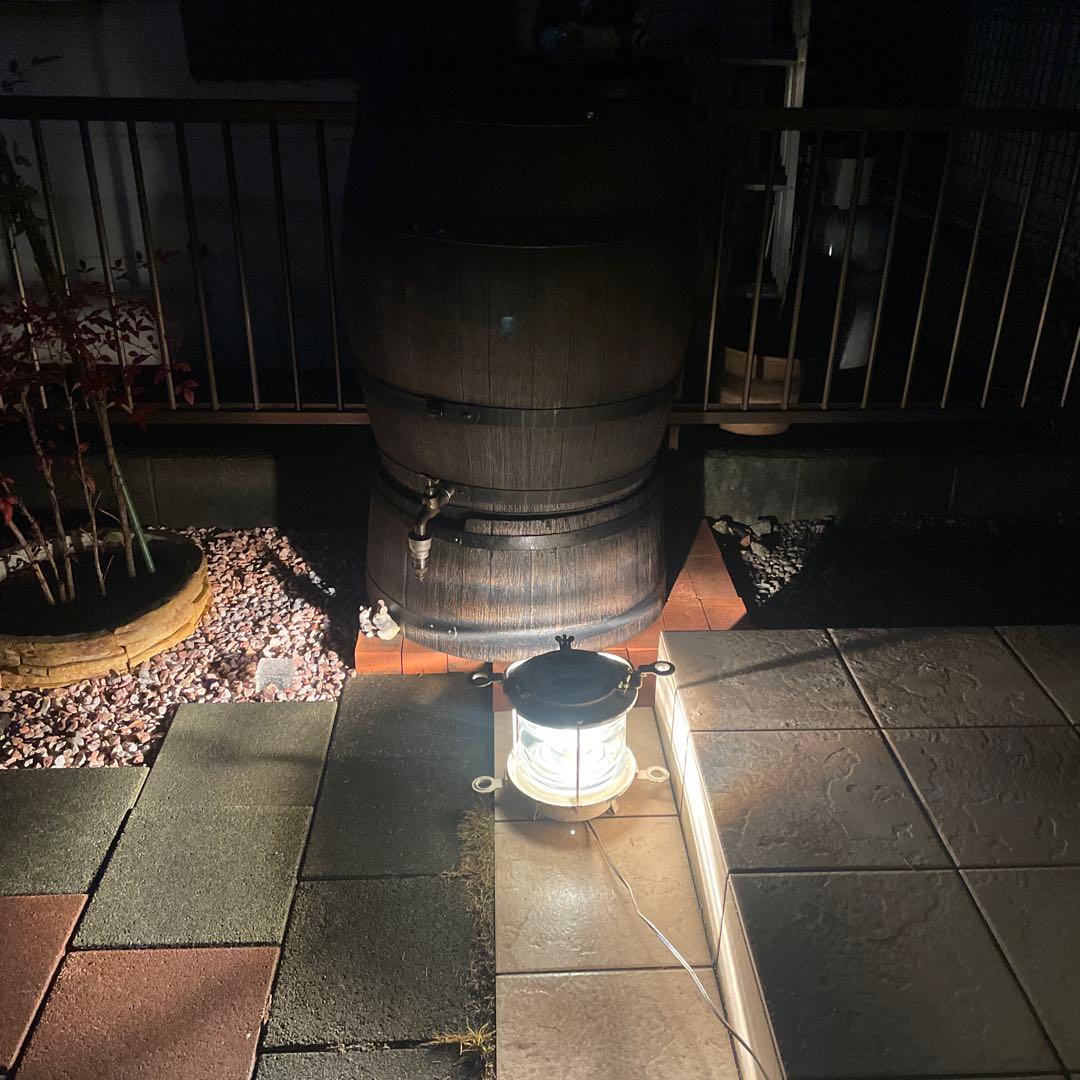 船尾燈　船用照明　マリンランプ　昭和レトロ アンティーク照明　海外使用　大きめ