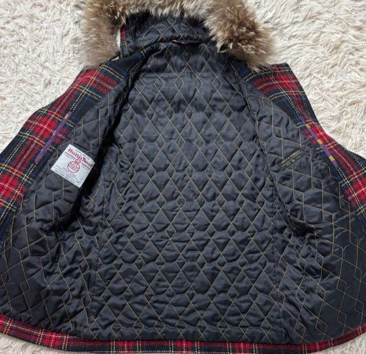 希少　ハリスツイード　ケント&カーウェン　ダッフルコート ヴィンテージ　チェック