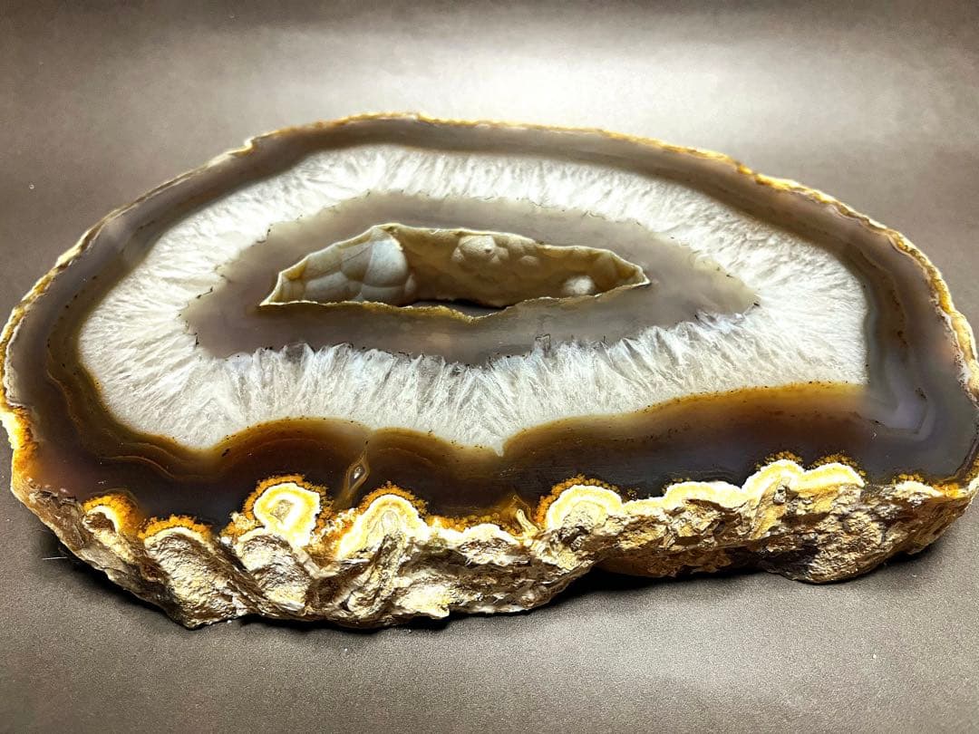 瑪瑙スライス　厚切り　めのうスライス　2,500g超