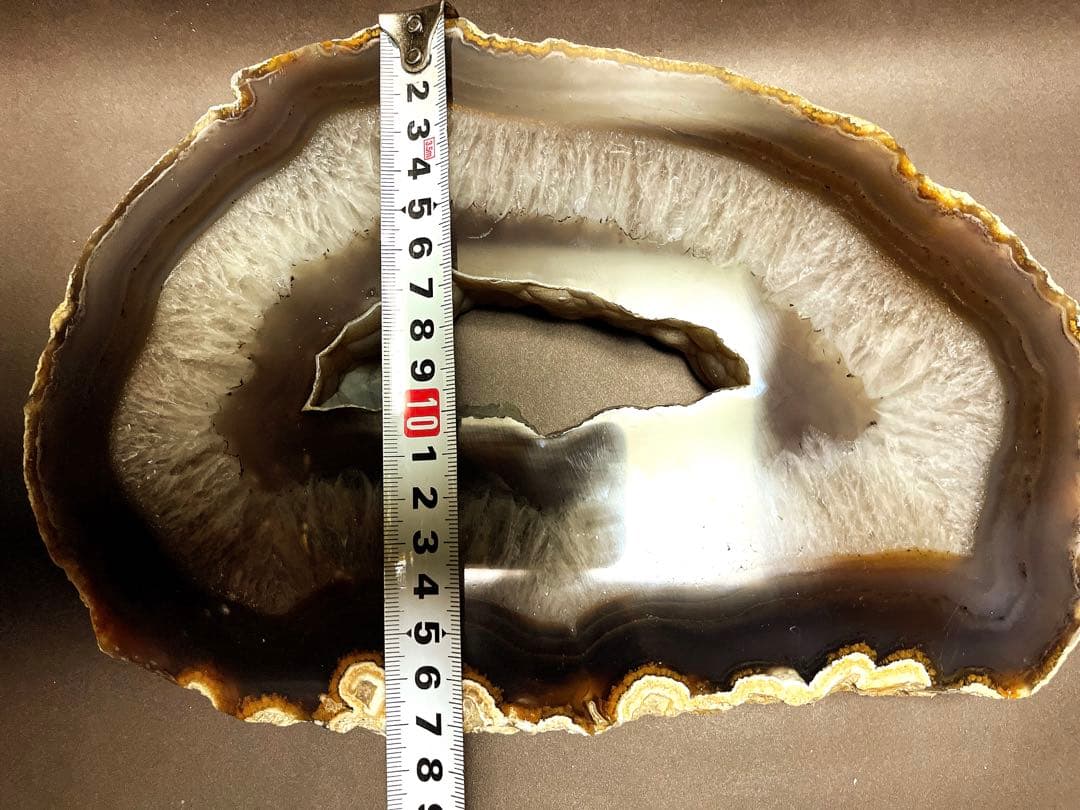 瑪瑙スライス　厚切り　めのうスライス　2,500g超