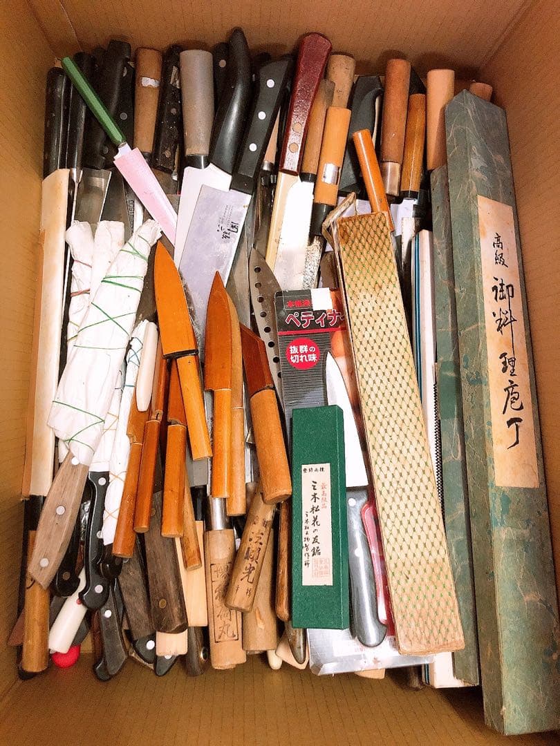 ジ*フ様 包丁 ナイフ 約17.6kgまとめ ペティナイフ 三徳包丁 牛刀 フル