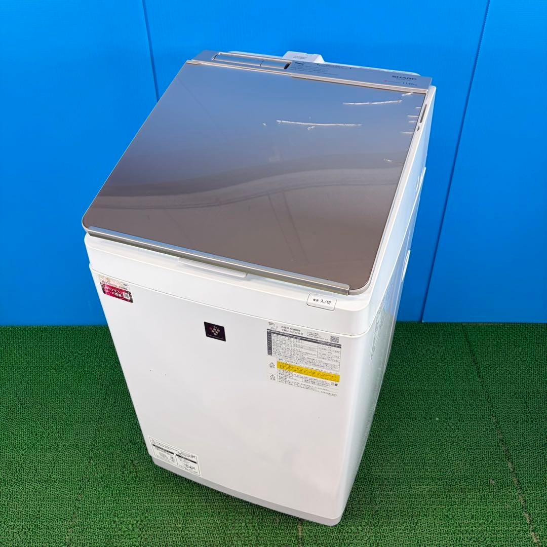 744 SHARP 洗濯機　乾燥機能付き　容量11キロ　乾燥6キロ　6ヶ月保証付