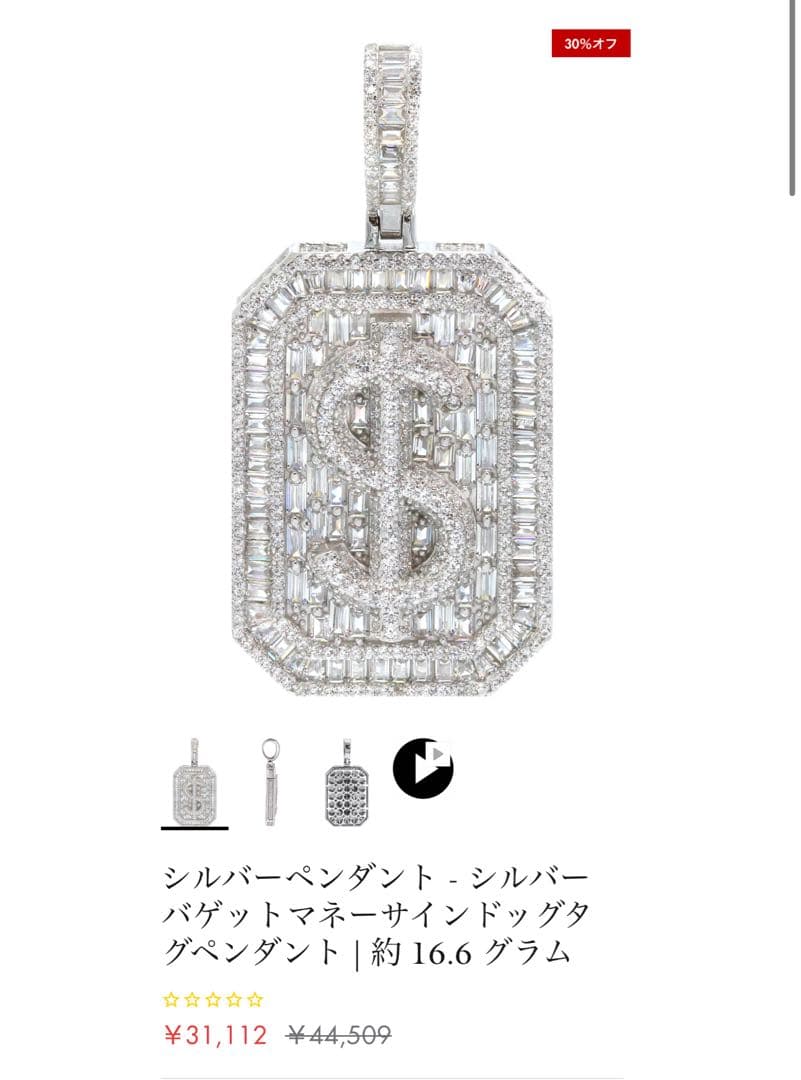 AVALANCHE ネックレストップ　silver925