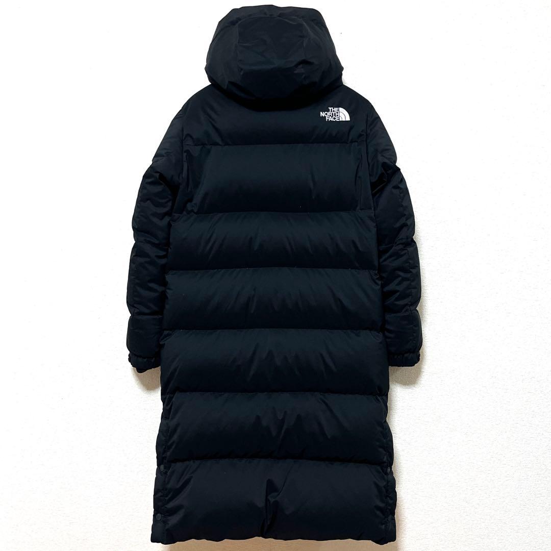 ノースフェイス ロングダウンジャケット ブラック メンズSサイズ レディースL