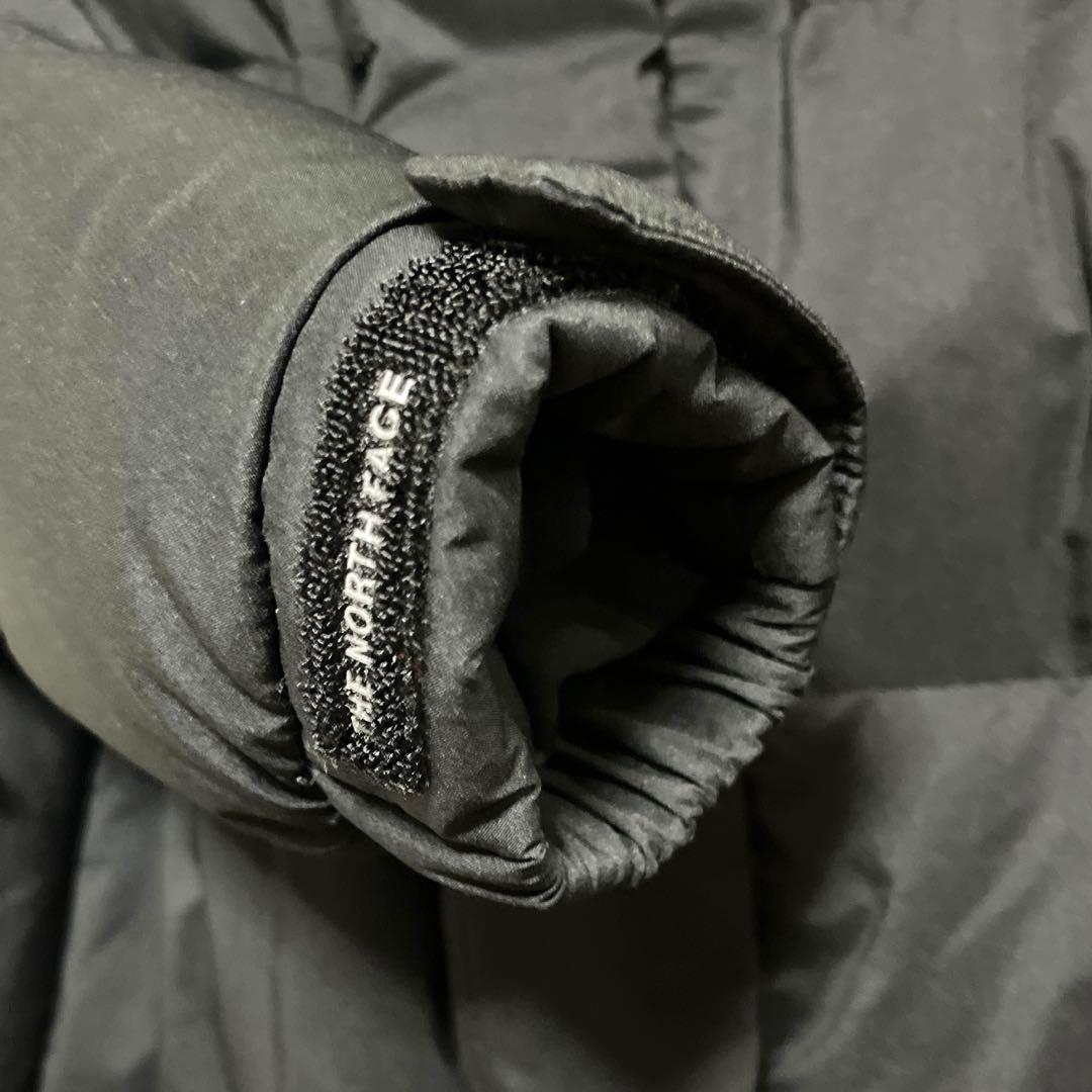 ノースフェイス ロングダウンジャケット ブラック メンズSサイズ レディースL