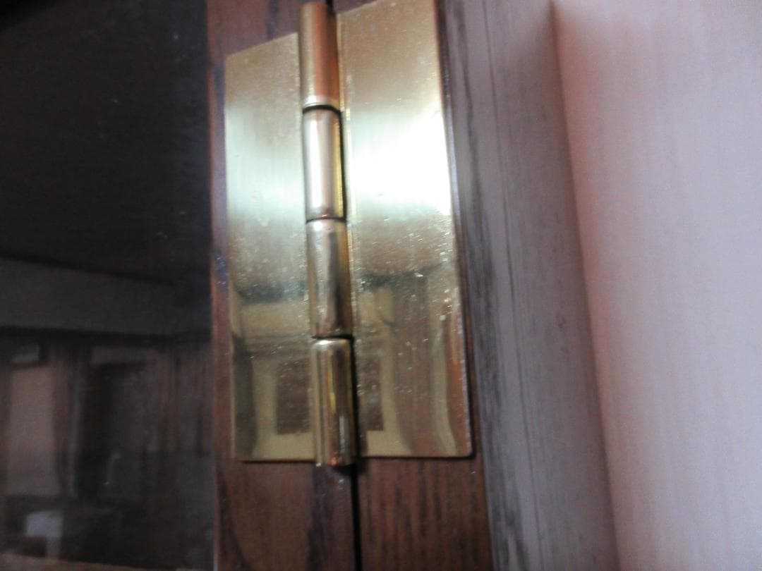 【ヴィンテージ】カリモク　ドマーニ　モーガントン　木製ガラスキャビネット　左側