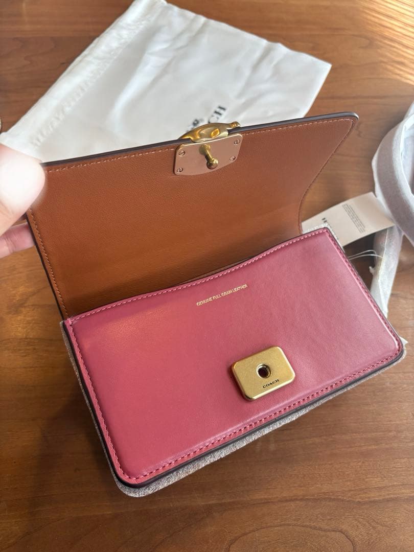 【新品未使用】コーチ/バンディット ベルト バッグ/ピンク/ウエストポーチ