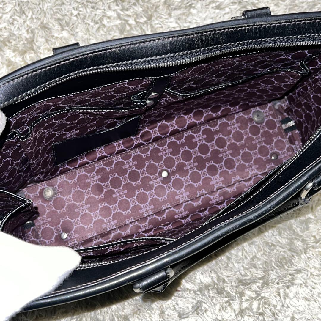 極美品✨ソメスサドル イノベーション ビジネスバッグ 2way レザー　ブラック