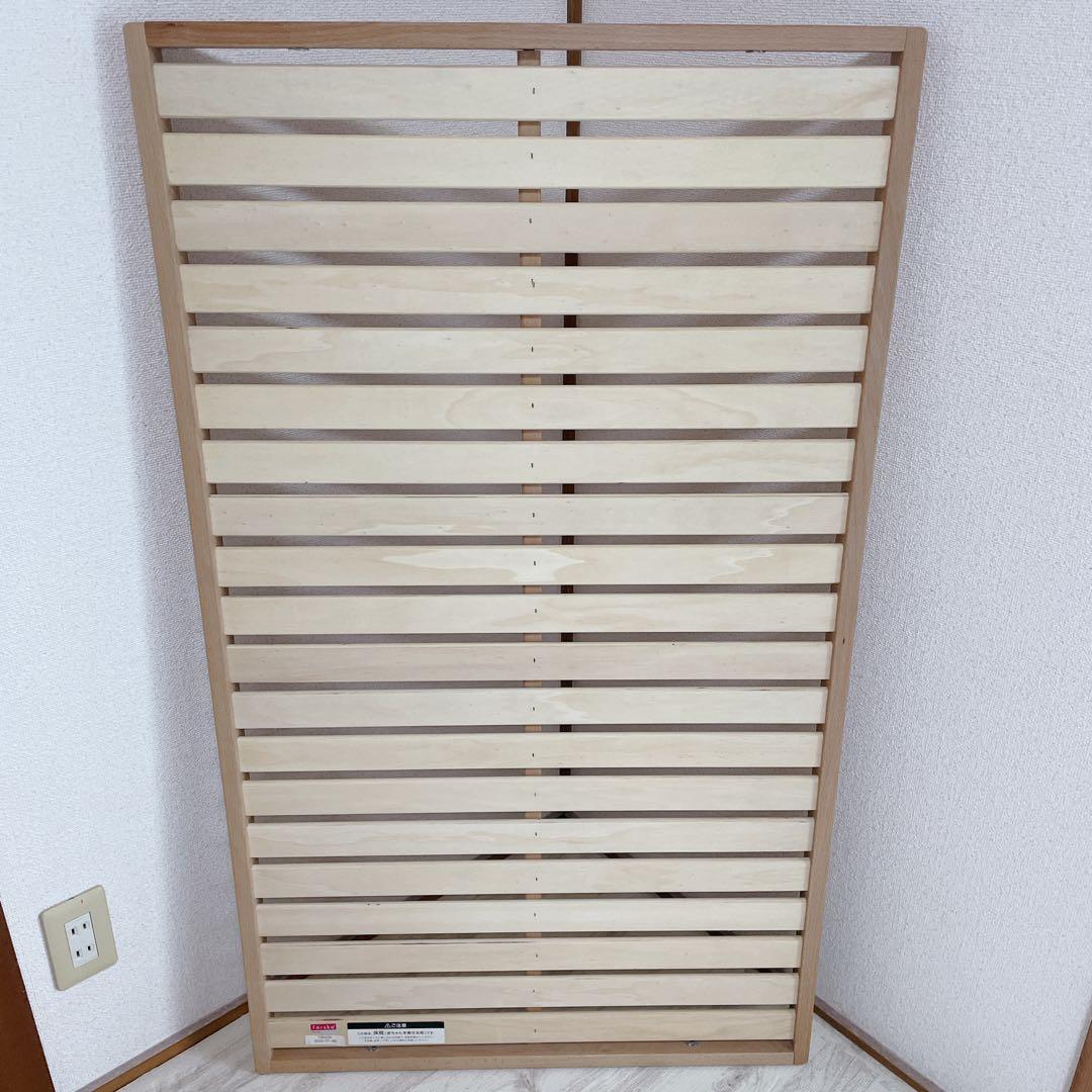 美品 付属品完備 färska BED SIDE BED 03 ナチュラル