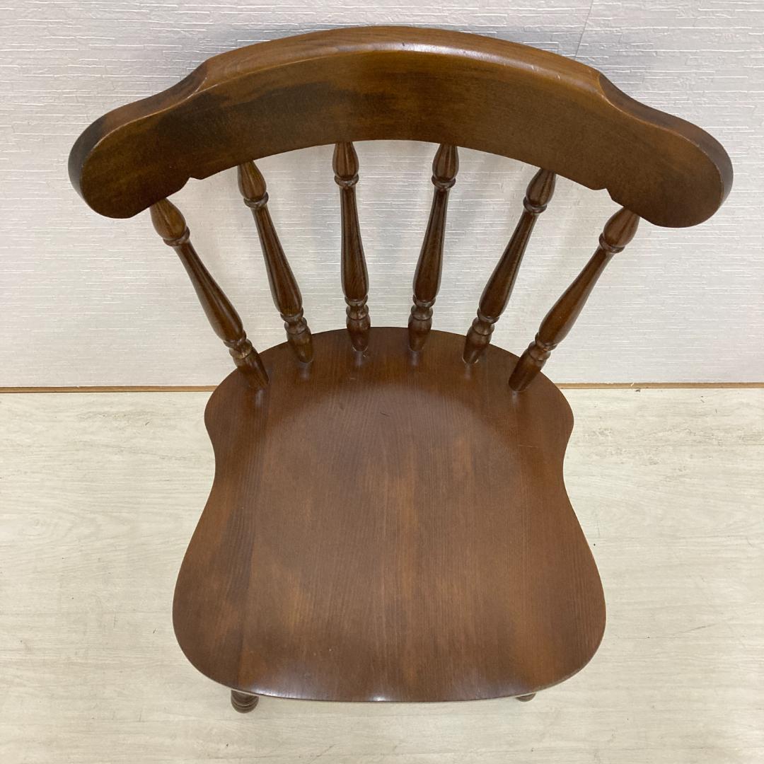【柏木工】ダイニングチェア　 ウィンザーチェア 木製　椅子　２脚セット