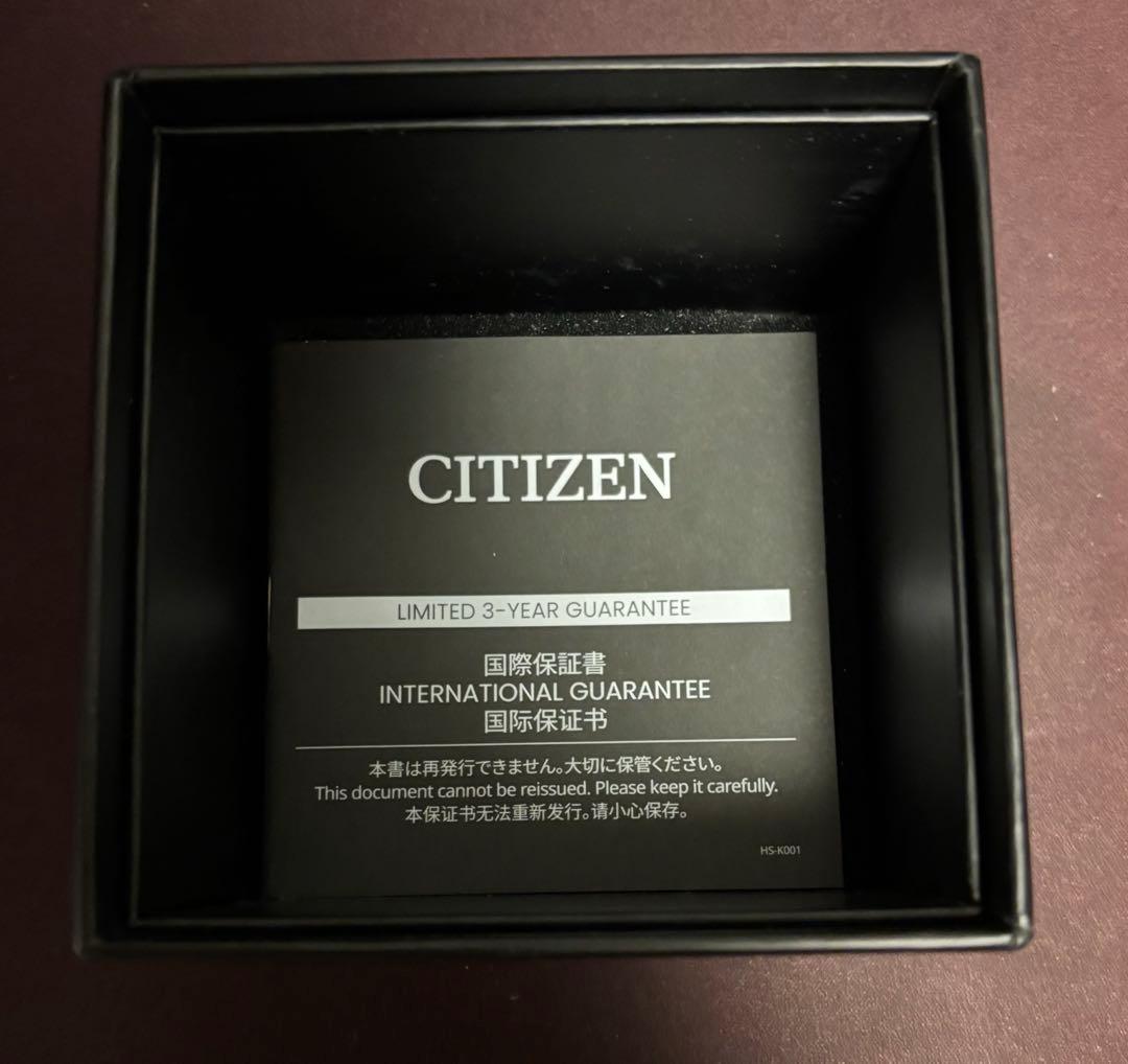 CITIZEN レコードレーベル 1984クロノグラフ 黒 AT2540-57E