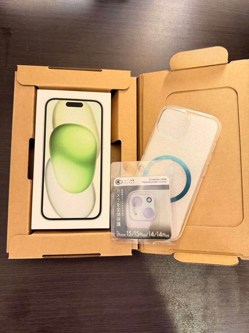 Apple iPhone 15グリーン 箱付き
