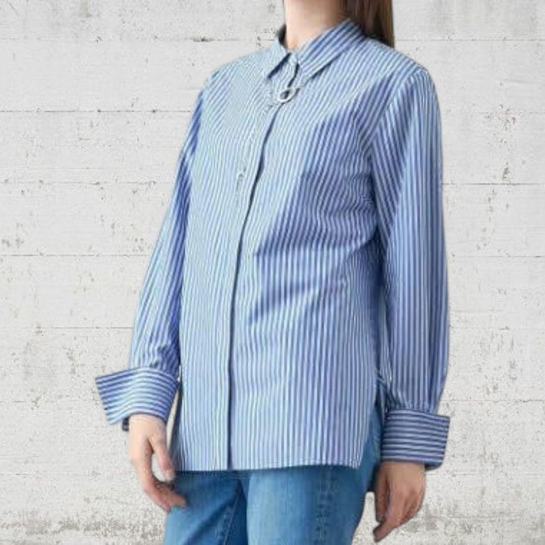 ANAYI アナイ 24SS コットンバック ペプラム シャツ