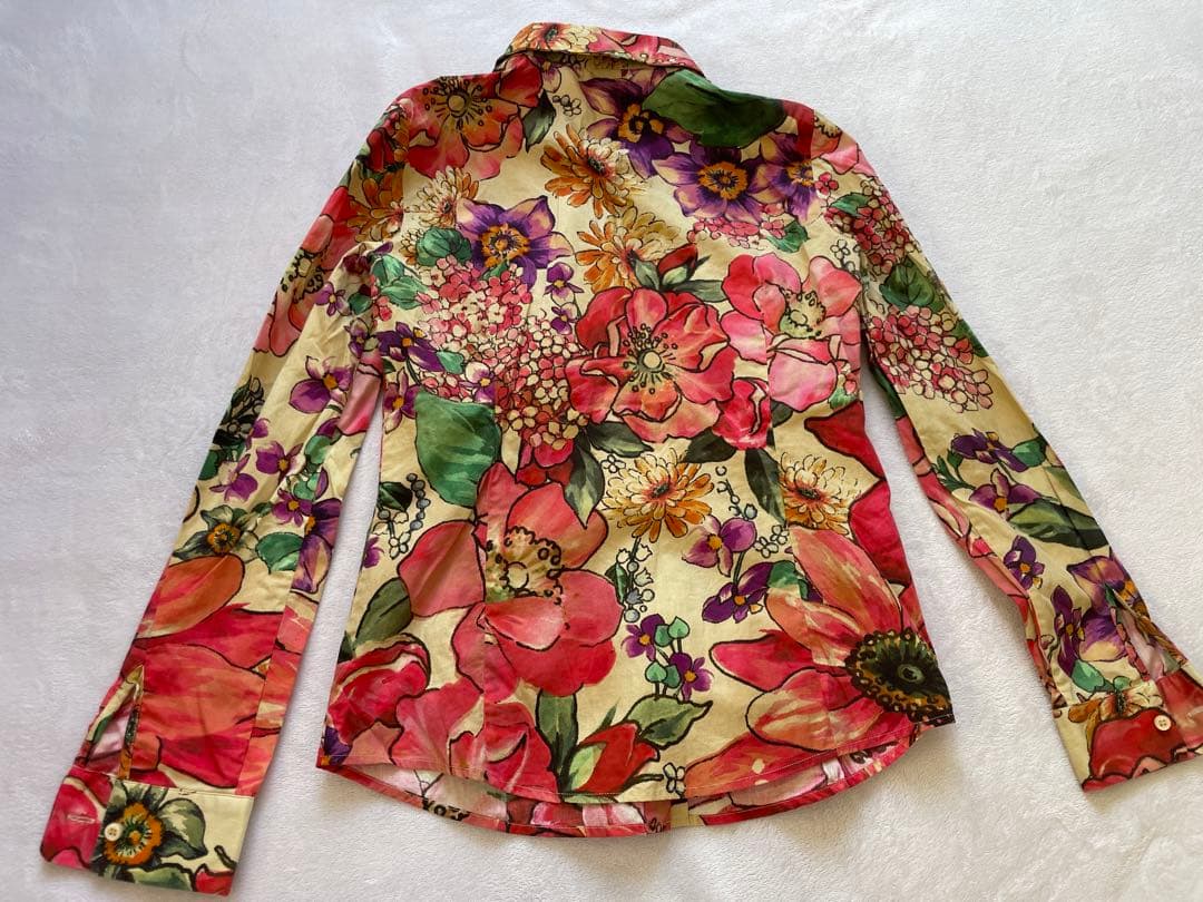 RED VALENTINO フラワープリント シャツ ブラウス