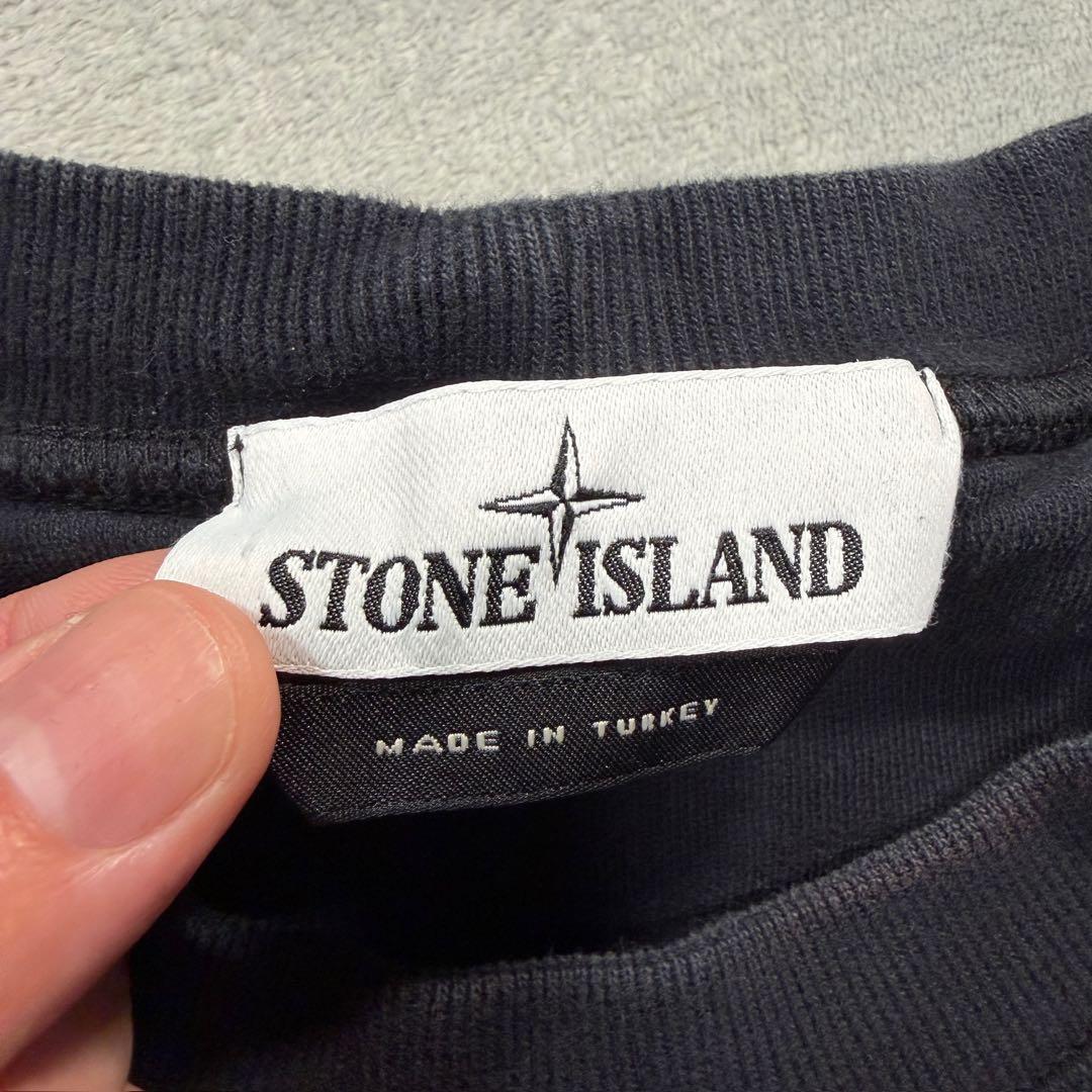ストーンアイランド　スウェットトレーナー　ブラック　L 751563020