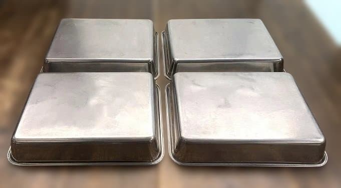 クローバー 18-8 角バット 6枚取×1・8枚取×2・10枚取×4 計7点