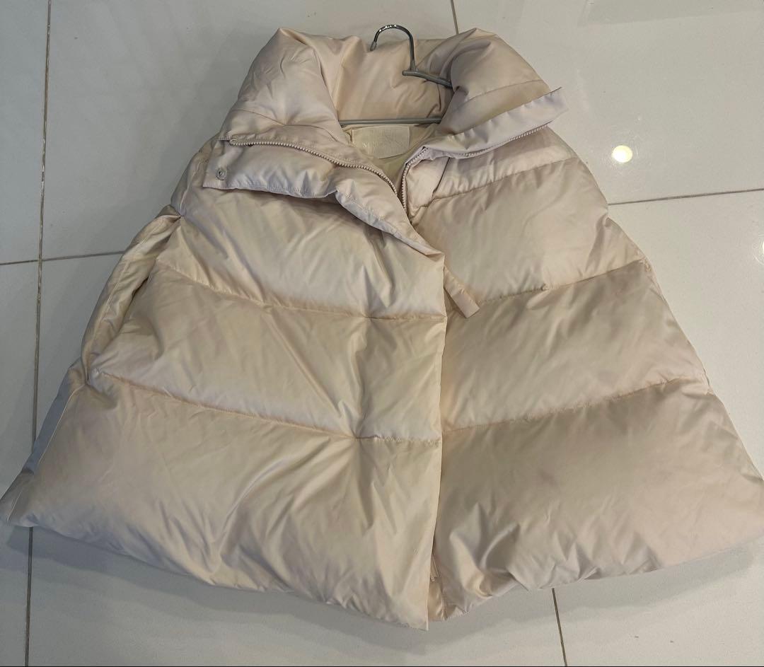 マイラン　ダウン　ポンチョ　ケープ