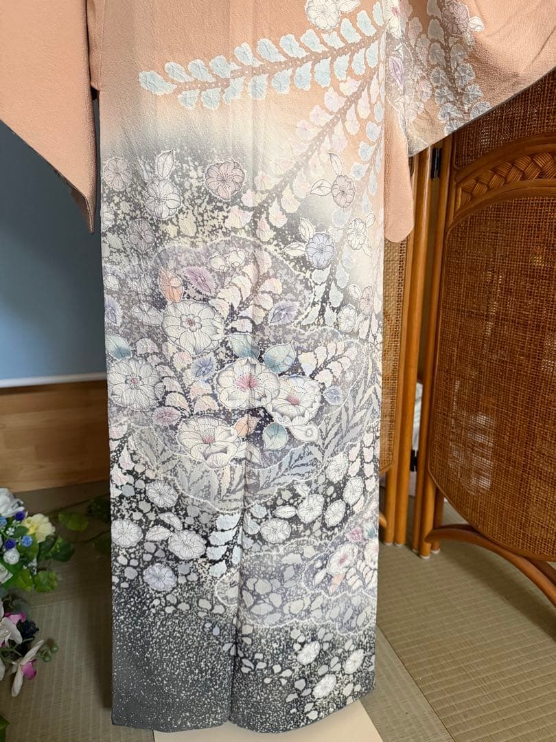 訪問着フルセット　辻ヶ花　翠山工房　落款入り