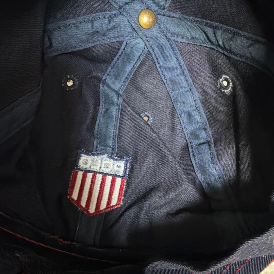 ポロスポーツ　ラルフローレン　ネイビー　帽子