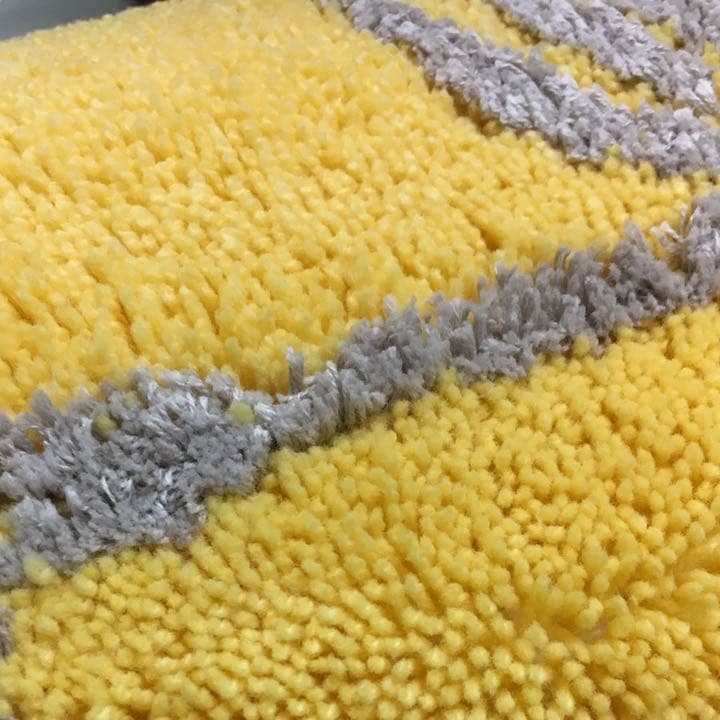 トイレマット 北欧 新品 ５点 セット ロング 金運の イエロー 洗浄暖房型