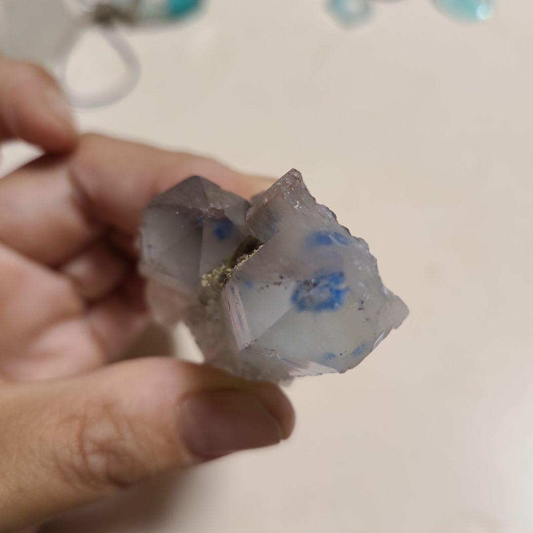 rkyngy パパゴアイト　イン　クォーツ　クラスター　末研磨