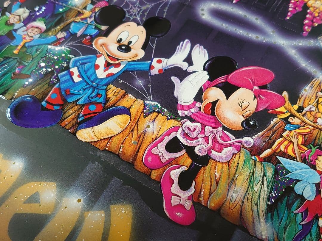 ディズニーワールド　直筆サイン　2000　限定　ポスター　リトグラフ　パレード