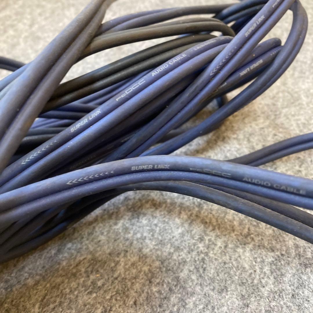 SUPER LINKオーディオケーブル audio technica 5m 2本