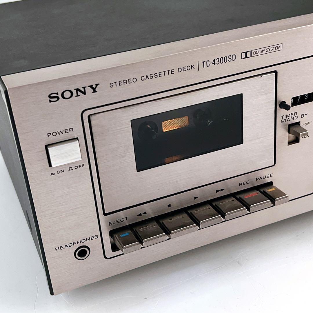 【良品・動作品】 SONY TC-4300SD カセットデッキ