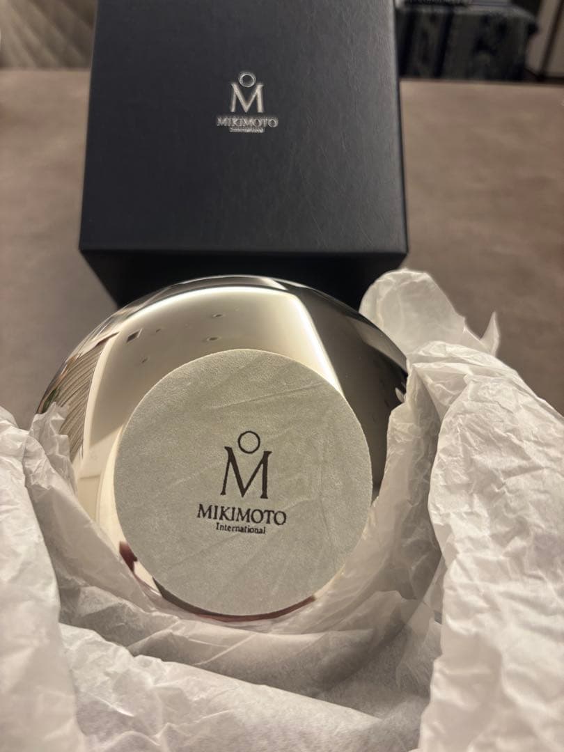 未使用MIKIMOTO ミキモト 150年記念 アクセサリー パール付きトレイ