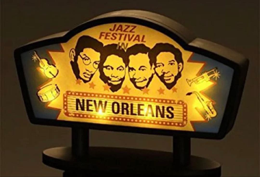 ★自宅保管未開封★昭和レトロ希少　ジャズスタイル　サインライト　イルミネーション