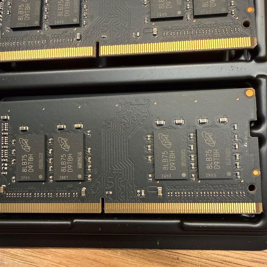 SODIMM DDR4 iMac純正メモリー 8GB 2枚 PC4-2400T