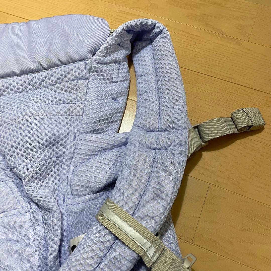 美品✨　エルゴベビー 抱っこひも　オムニブリーズ ポーチ付 ブルーラベンダー
