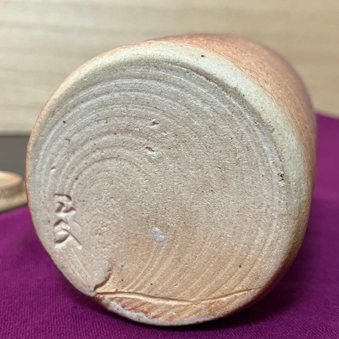 保庭楽入作◆信楽焼 茶入(仕服付)【茶道具/茶入れ】