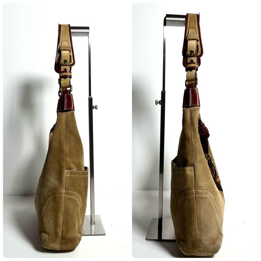 バッグ COACH Hampton Suede Soho Shoulder Bag