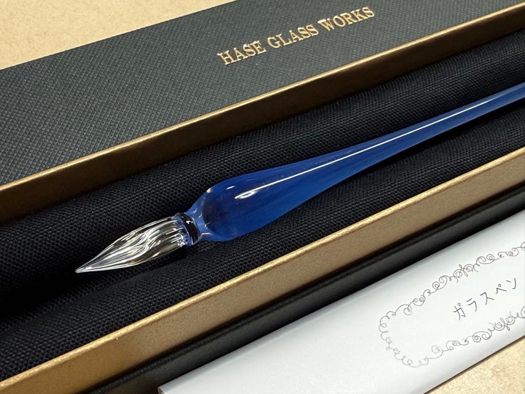 HASE硝子工房 ガラスペン◆しずく◆ 字幅F